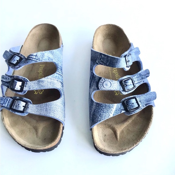 BOSTON FLORIDA PAPILLIO in denim ladies size 9;men’s size 7 - Picture 1 of 6